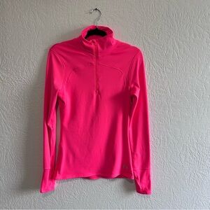 Under Armour Women’s Hot Pink Fitted Quarter Zip Pullover Size Medium